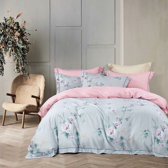 de Bladen MultiKleurendruk van jaren '40ring spun printed organic tencel