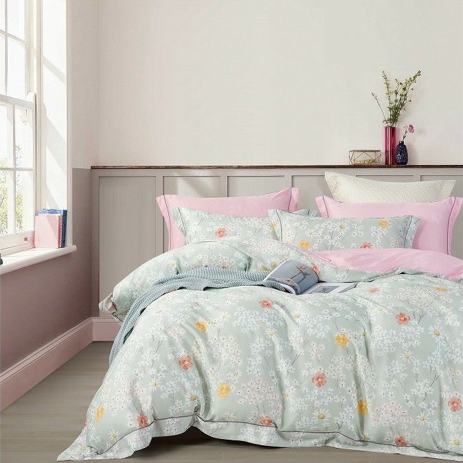 Het comfortabele Tencel-Beddegoed plaatst Koelbladen 4 van 100% Tencel PCs-de Reeks van het Luxebeddegoed