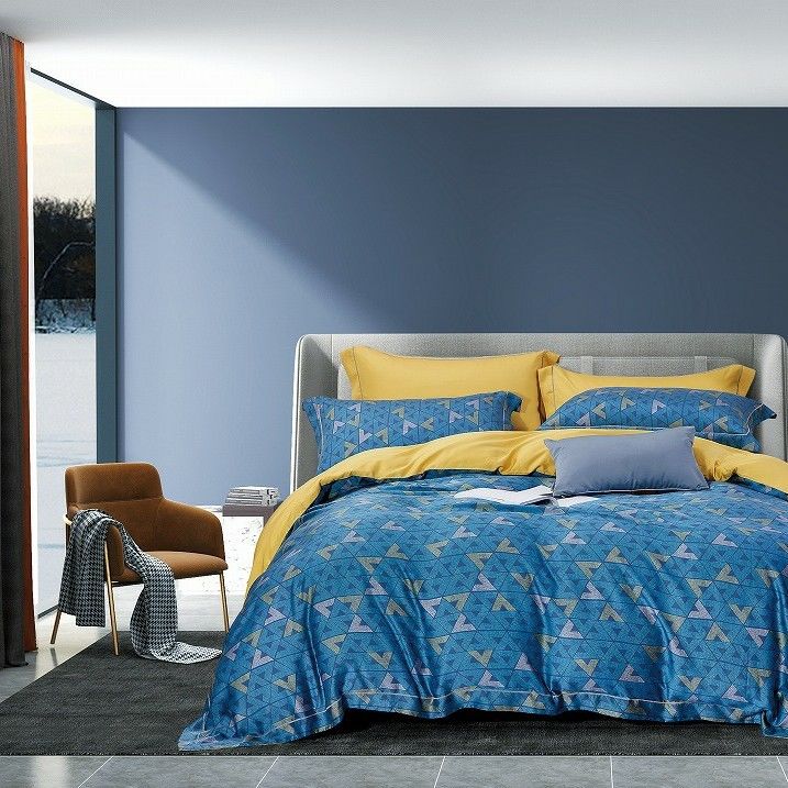 van het de Reeksen100% Tencel Bedsheets Dekbedovertrek van jaren '60ring spun luxury tencel bedding het Bedblad