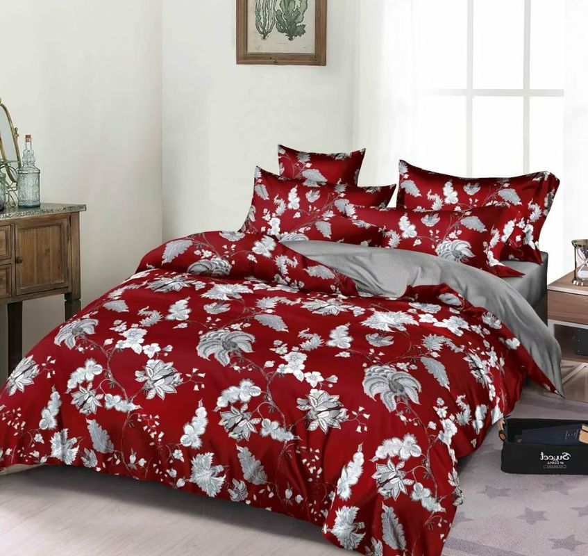 Van het Beddegoedreeksen van huis Textielmicrofiber Multide Kleurendruk100% Polyester 4 de Kussensloop en het Dekbedovertrek van PCs