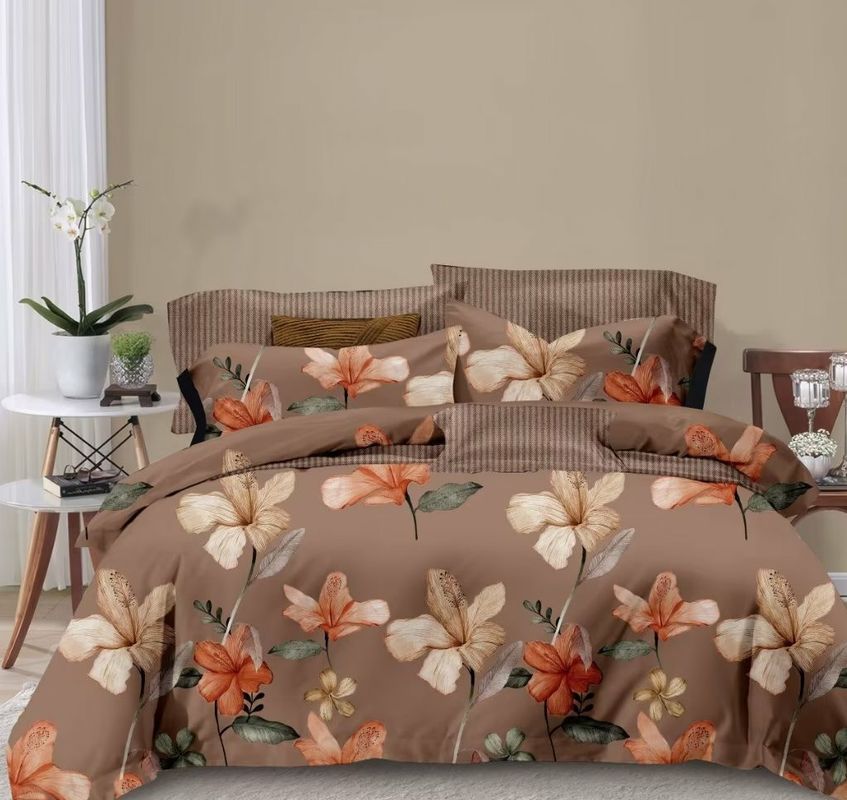 het Dekbedovertrek Vastgestelde MultiKleurendruk van 70-130gsm 100% Microfiber